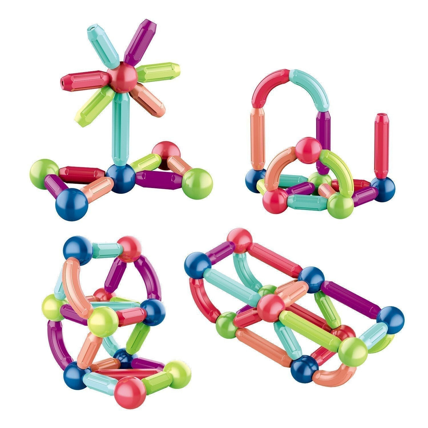 MagnaFun Blocks - Magnetisches Spielzeug für kreatives und pädagogisches Spielen