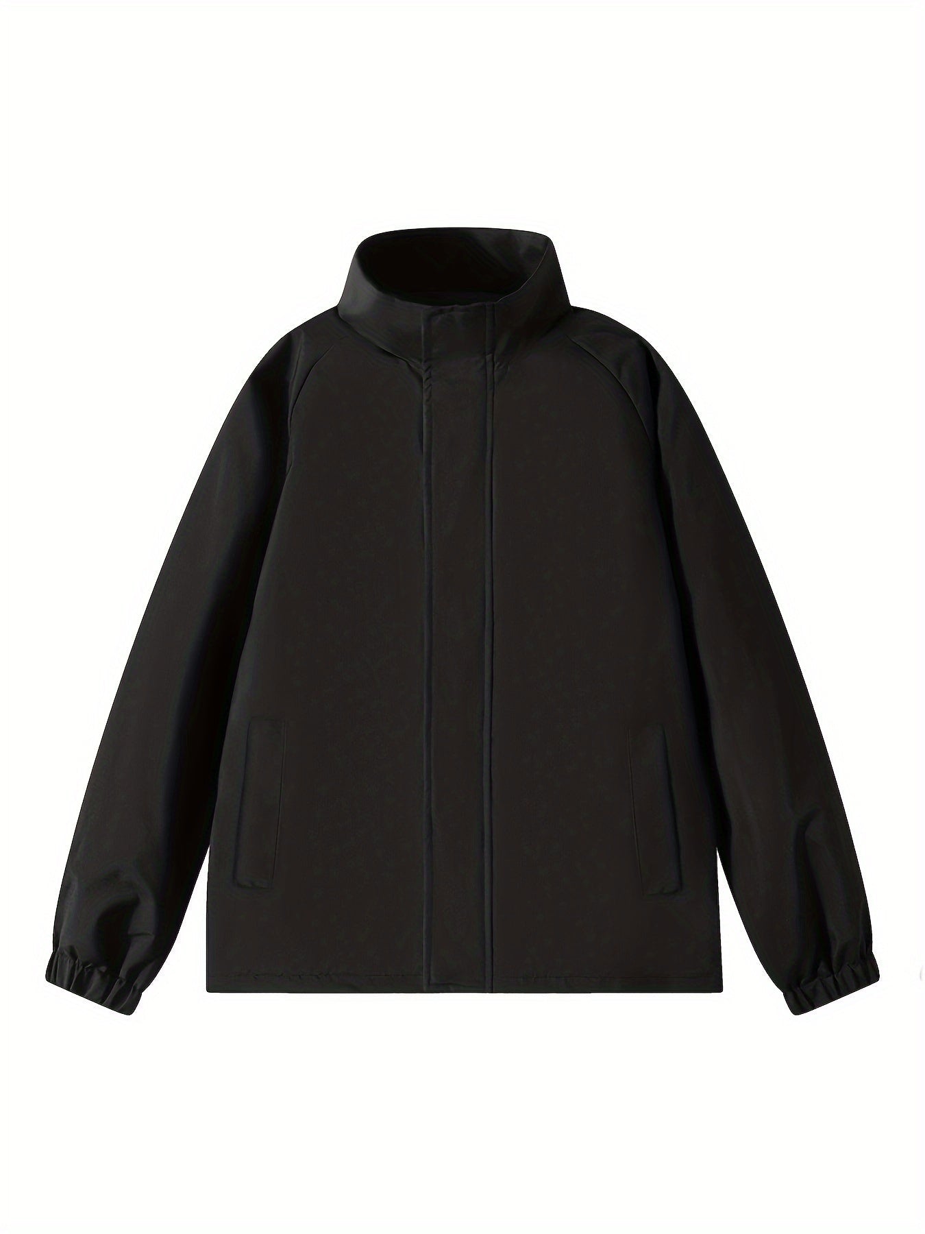 Daan | Chaqueta negra de hombre con cuello alto