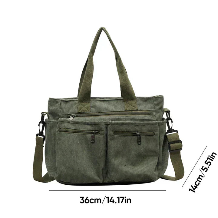 Amelia - Tasche mit doppeltem Reißverschluss