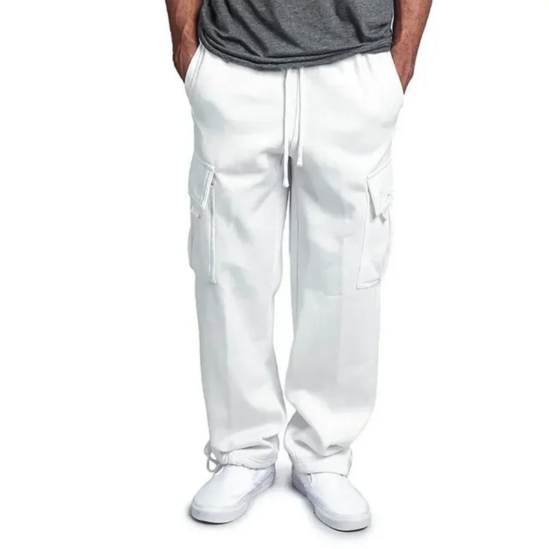 Ultrabequeme Herren-Cargo-Jogginghose aus Fleece