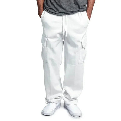 Ultrabequeme Herren-Cargo-Jogginghose aus Fleece