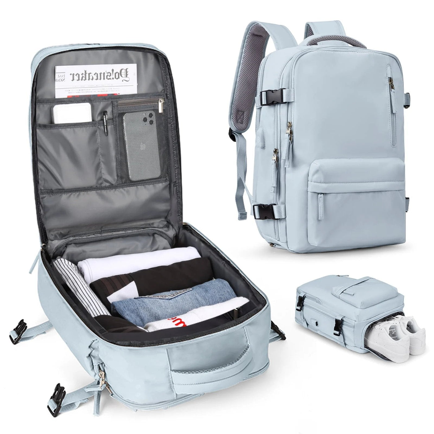 Rucksack - Große wasserdichte Reisetasche für Wanderungen und Reisen