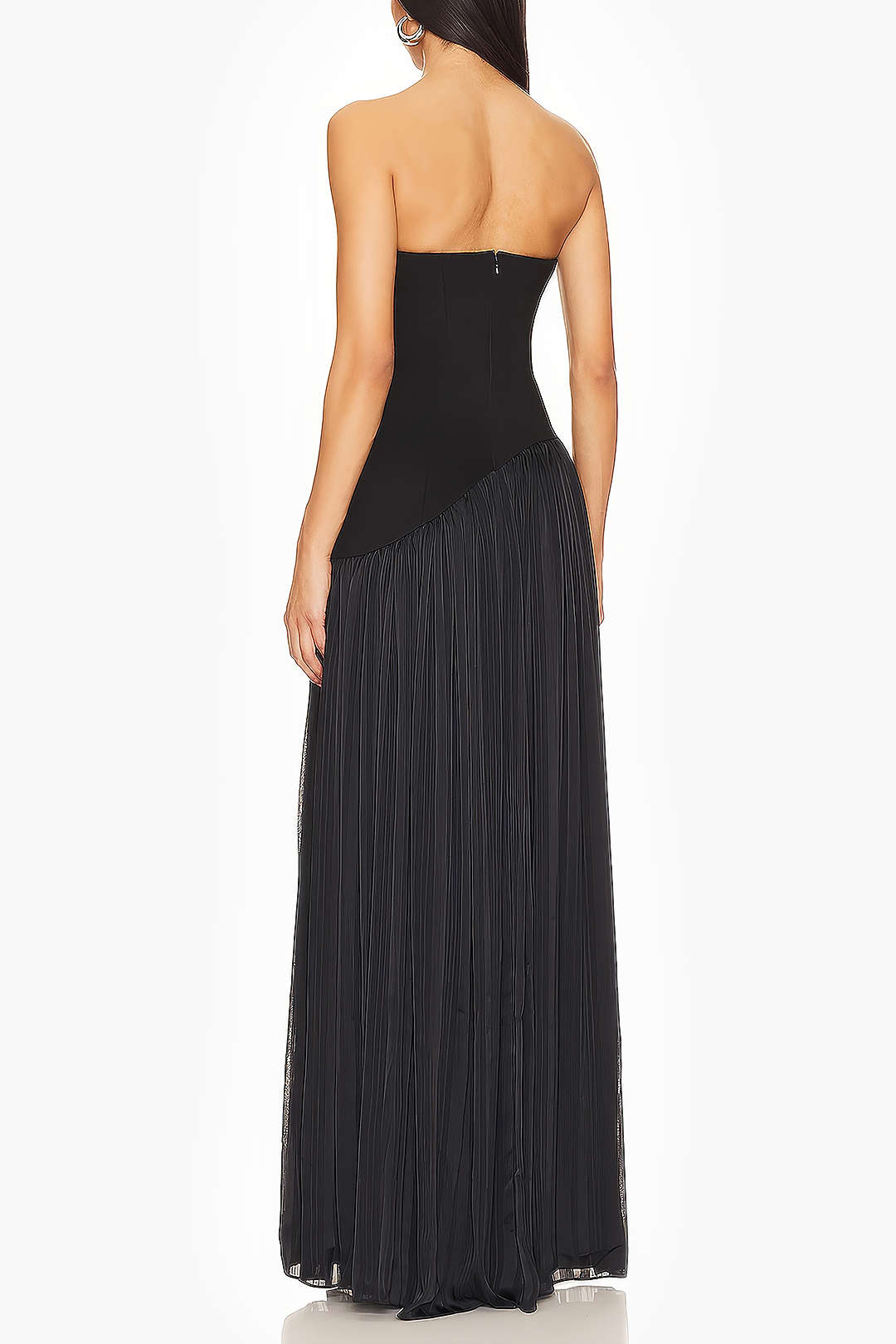 Sasha - Stylisches Damen-Maxikleid mit Faltenwurf