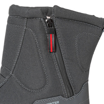Damen-Winterstiefel mit seitlichem Reißverschluss – wasserdichte, rutschfeste, strapazierfähige Schneestiefel mit warmem Futter