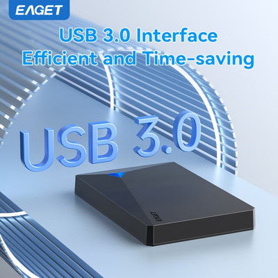 EAGET Bärbar extern hårddisk USB 3.0 (250 GB-4 TB, för bärbar dator, MacBook och PS5)