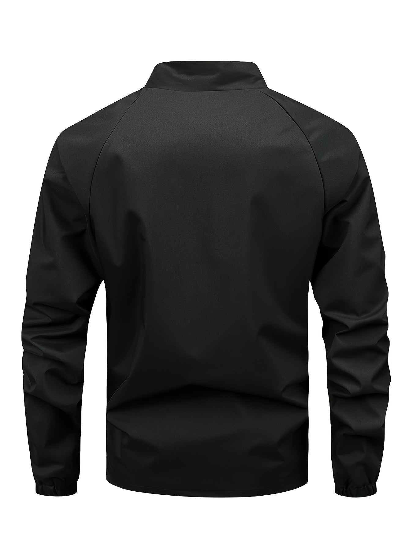 Daan | Chaqueta negra de hombre con cuello alto