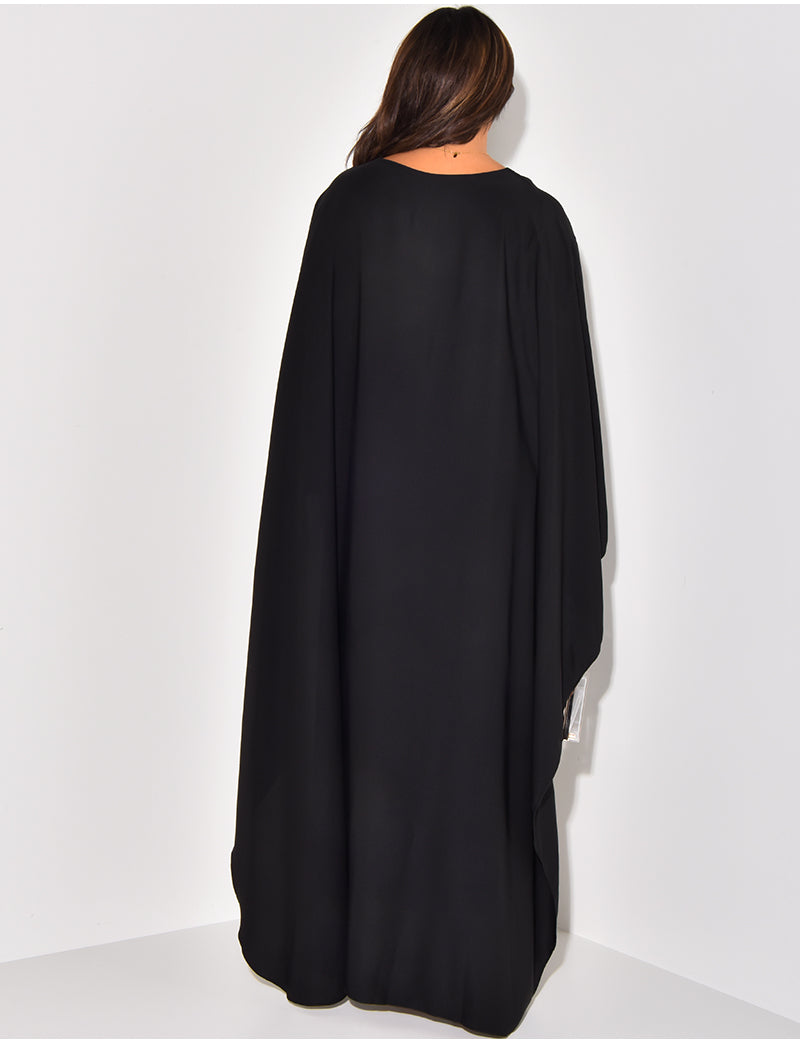 LeoRossi - Fließendes Cape-Kleid