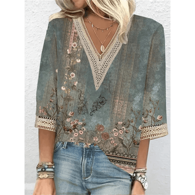Claire | Elegante Bluse mit V-Ausschnitt