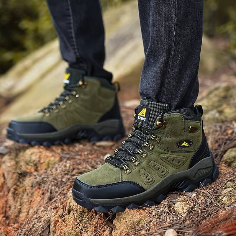 Outdoor stiefel Wasserdichter Wanderschuhe Grün