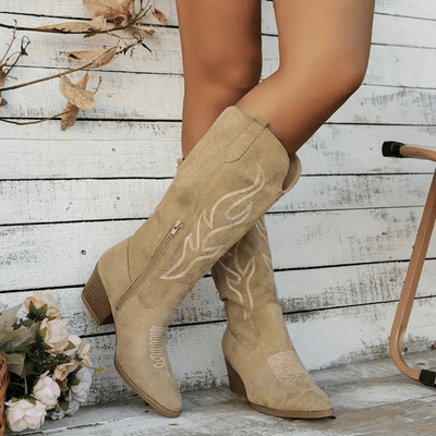 Damen-Cowboystiefel - Western-Stil Retro und Elegant
