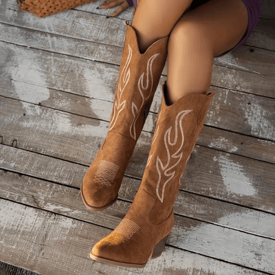 Damen-Cowboystiefel - Western-Stil Retro und Elegant