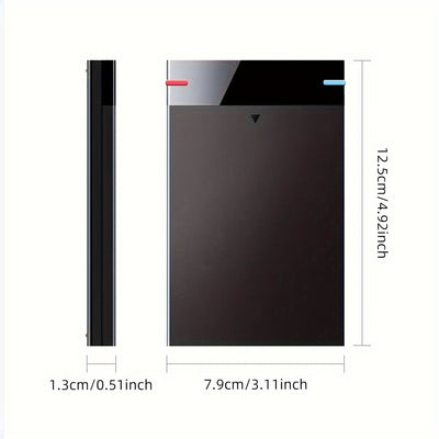 Disco duro externo portátil USB 3.0 (160 GB-500 GB, disco duro móvil de alta velocidad para portátil y teléfono)