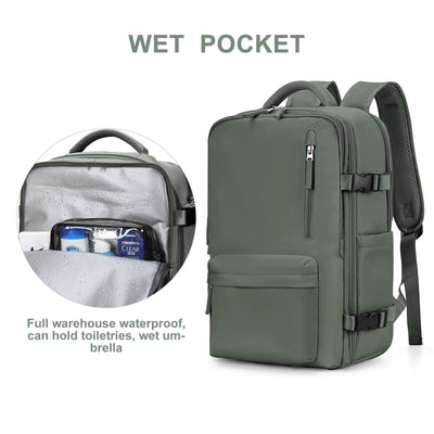 Rucksack - Große wasserdichte Reisetasche für Wanderungen und Reisen
