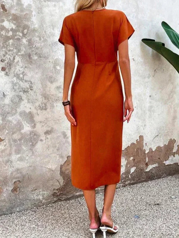 Bo | Schickes Midikleid mit V-Ausschnitt