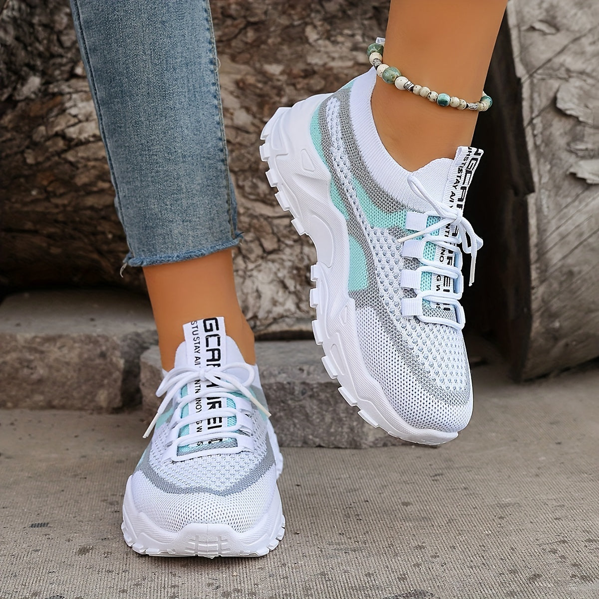 Casual Sneakers für Frauen - flexibel und atmungsaktiv für jeden Tag
