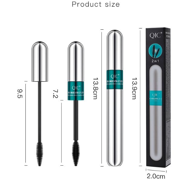 4D 2-in-1 Mascara – Volumen & Länge mit doppelter Borste