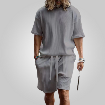 Cooles Sommer- Hemd & kurze Hosen-Set - Alfy