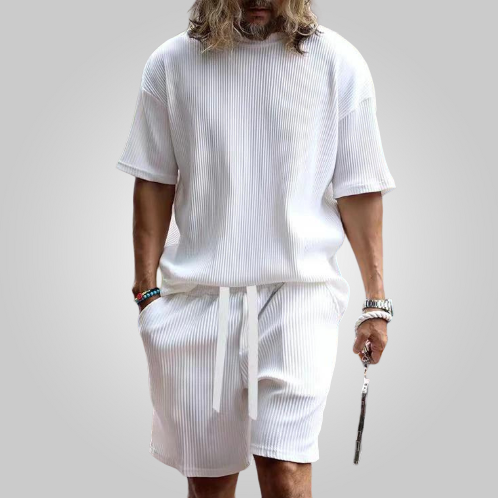 Cooles Sommer- Hemd & kurze Hosen-Set - Alfy