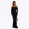 Liz - Paillettenbesetztes schulterfreies Kleid für Frauen