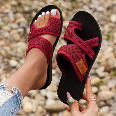 Casie - Sandalen aus perforiertem Mesh zum Hineinschlüpfen