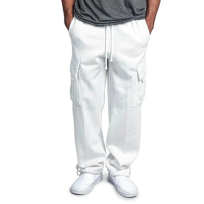 Ultrabequeme Herren-Cargo-Jogginghose aus Fleece