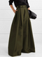 Eva - Elegante hochtaillierte plissierte Hose mit weitem Bein