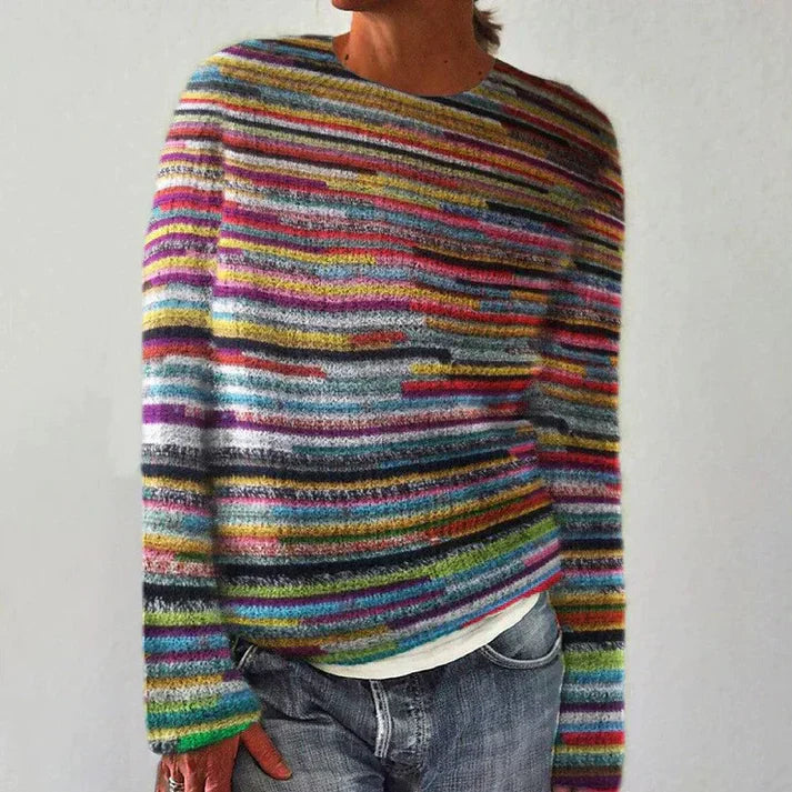 Tineke | Stilvoller Damenpullover | Grobstrick mit langen Ärmeln