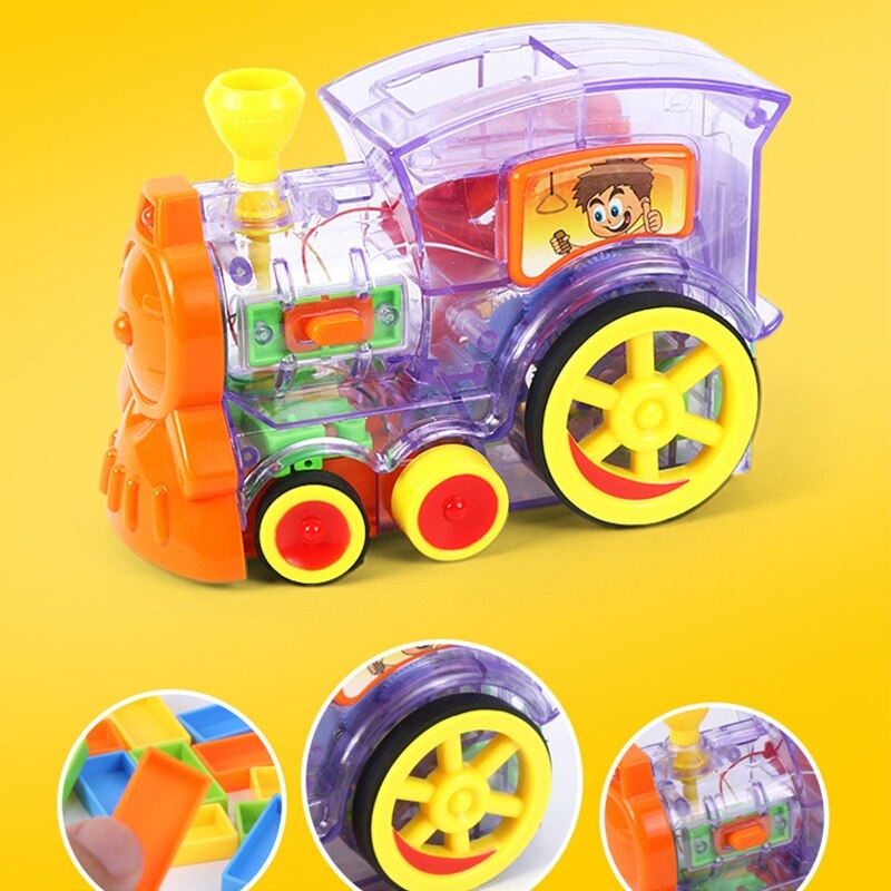 Steinlage - Montessori-Dominozug-Spielzeug