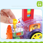 Steinlage - Montessori-Dominozug-Spielzeug