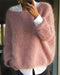 Klassischer Off-Shoulder-Strickpullover für Damen