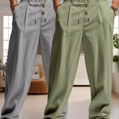 Entspanntes Luxus-Hosen-Set - Komfort und Stil ohne Kompromisse