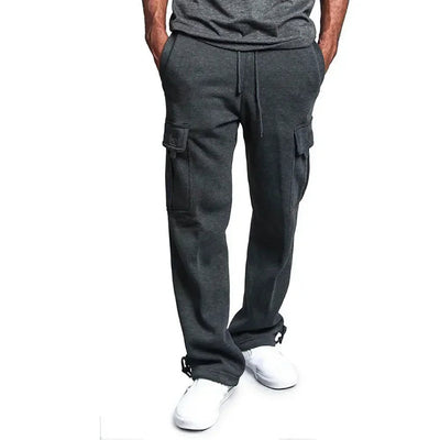 Ultrabequeme Herren-Cargo-Jogginghose aus Fleece