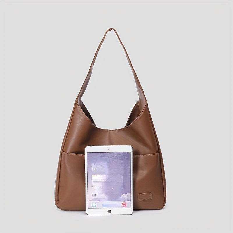Tasche aus hochwertigem Kunstleder mit großem Stauraum für Damen