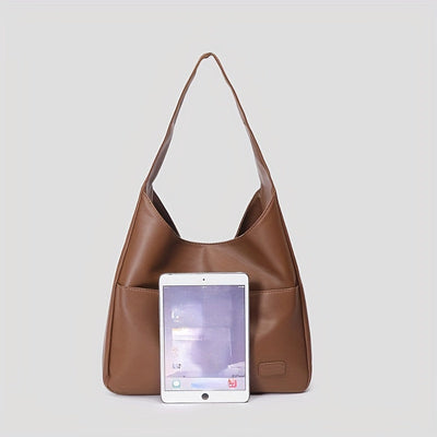 Tasche aus hochwertigem Kunstleder mit großem Stauraum für Damen