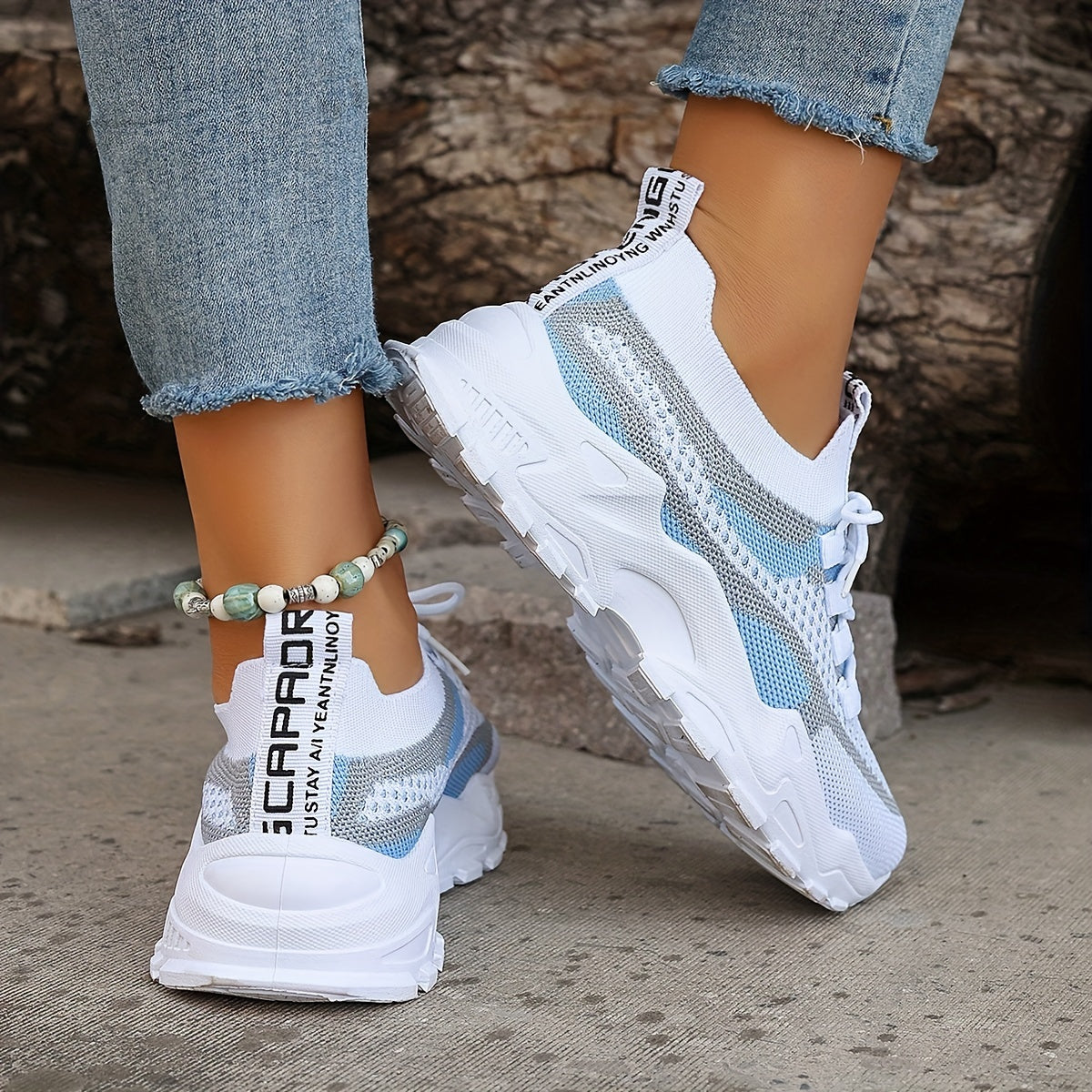 Casual Sneakers für Frauen - flexibel und atmungsaktiv für jeden Tag