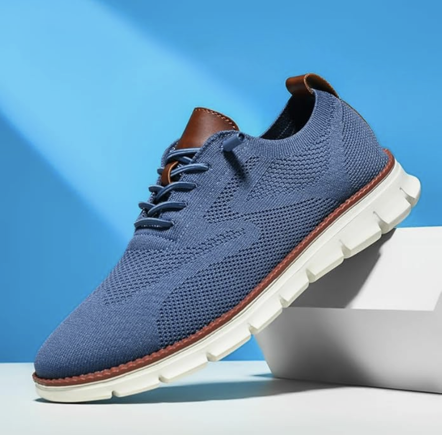 Herren-Walking-Strick-Sneaker | Leichte Arbeitsschuhe