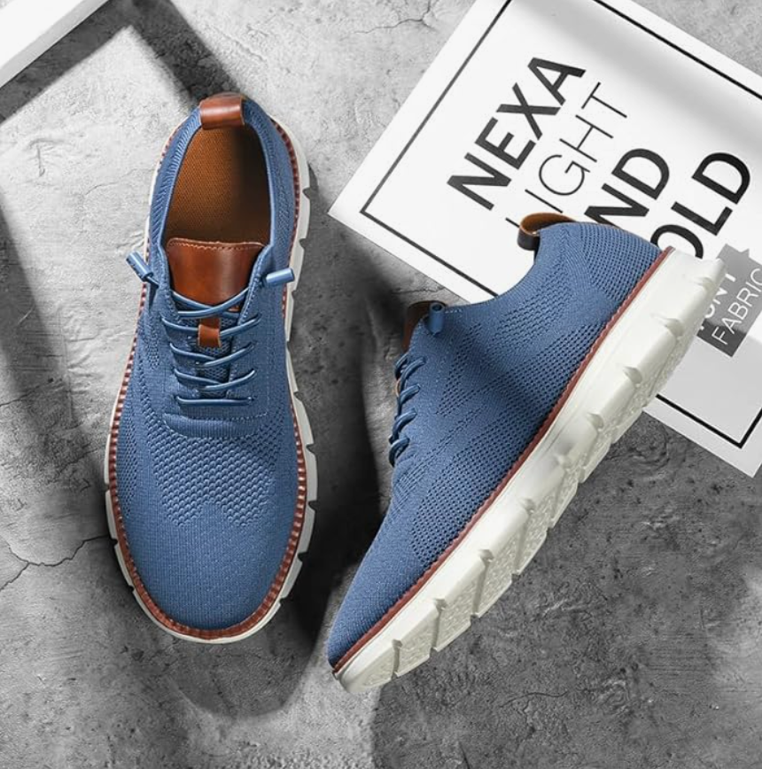 Herren-Walking-Strick-Sneaker | Leichte Arbeitsschuhe