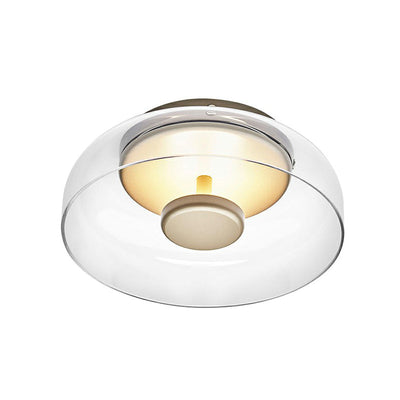 Elegant takkonstruktion i LED-glas