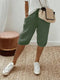 Damenshorts Rosa aus Baumwoll-natürliche Textur - fließend, leicht & trendy Sommer 2025