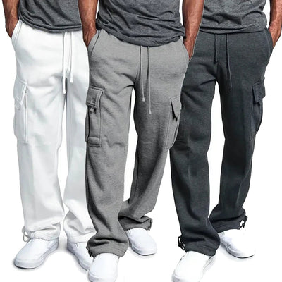 Ultrabequeme Herren-Cargo-Jogginghose aus Fleece