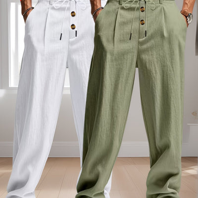 Entspanntes Luxus-Hosen-Set - Komfort und Stil ohne Kompromisse
