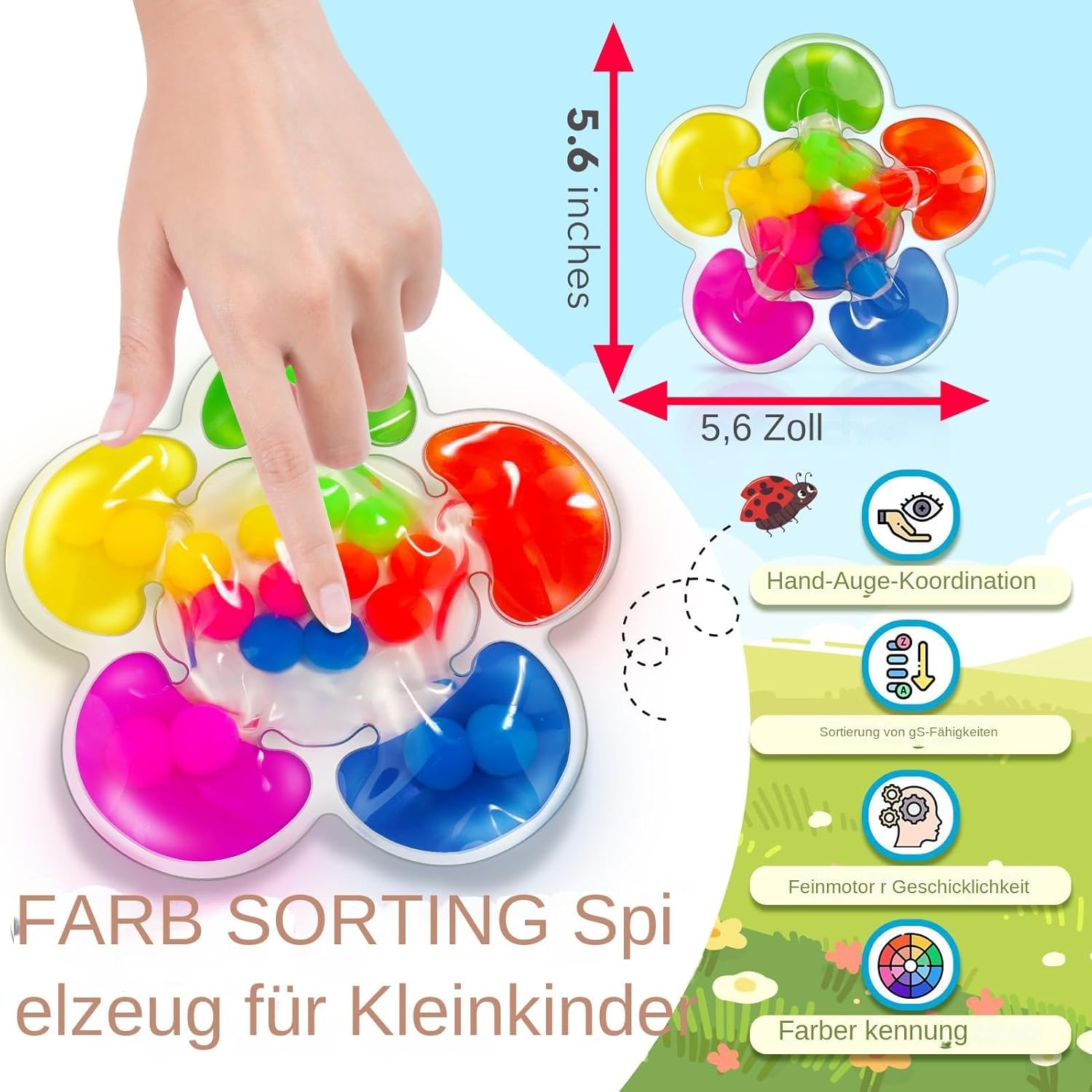 Farbe Sortieren Sensorik Montessori  Spielzeug