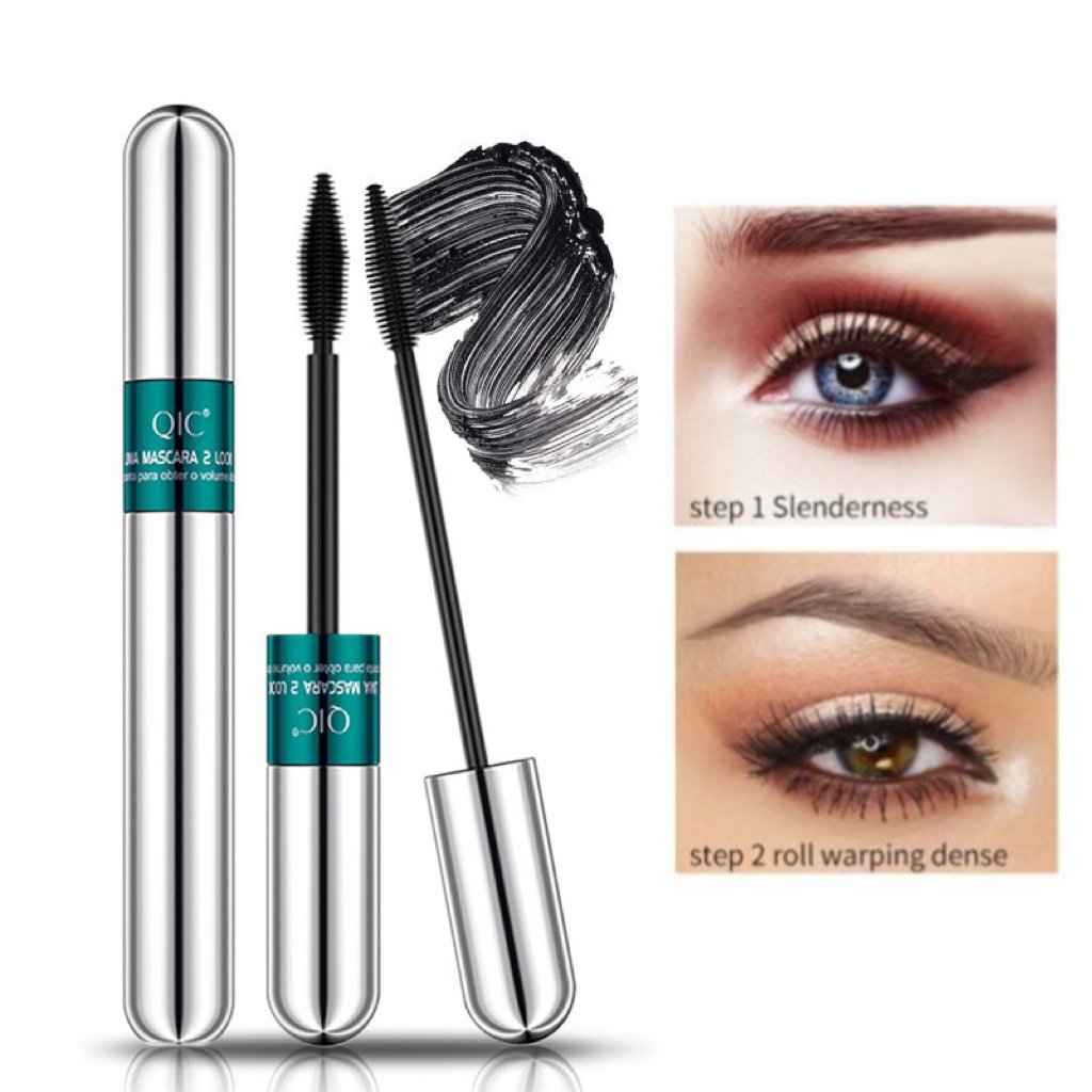 4D 2-in-1 Mascara – Volumen & Länge mit doppelter Borste