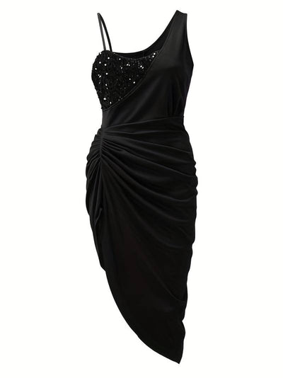Opaline - Glamourös & Stilvoll Asymmetrisches Kleid, für Damen