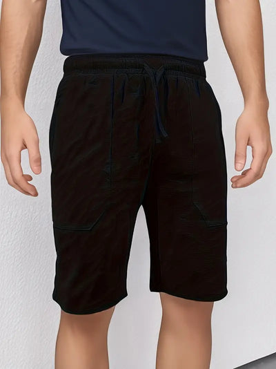 Lässige kurze Hose aus natürliche Textur für Herren