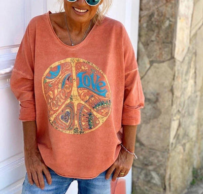 Happy Days orange Sweatshirt