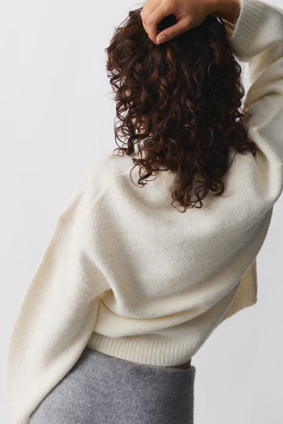 Georgie - Weicher Damen Strickpullover | Oversized Rundhals-Pullover