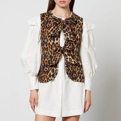 Leonie - Frühlingsweste mit Leopard