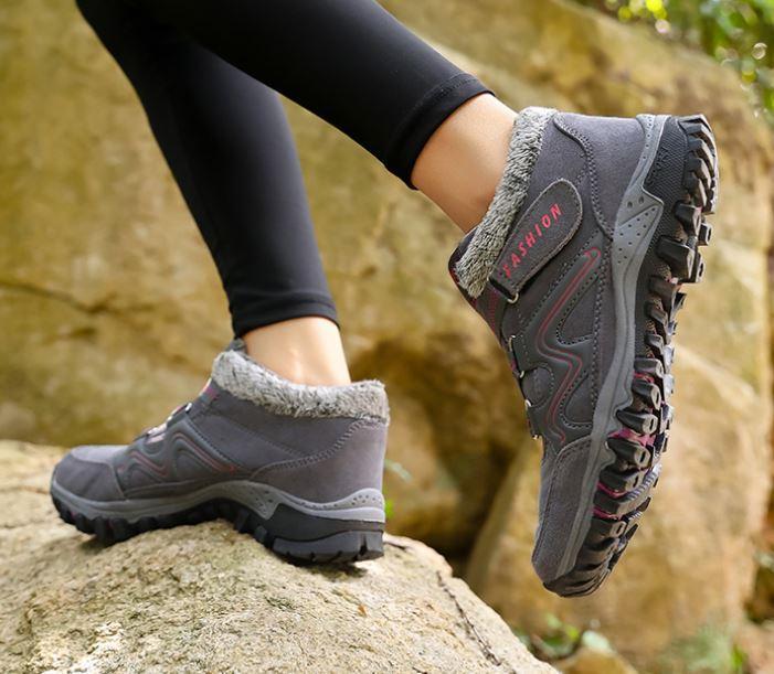 Orthopädische gepolsterte Winterstiefel – wasserdicht und rutschfest | Fordine
