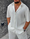 Herren Luxe Sommer Hemd & Hose Set - Remus
